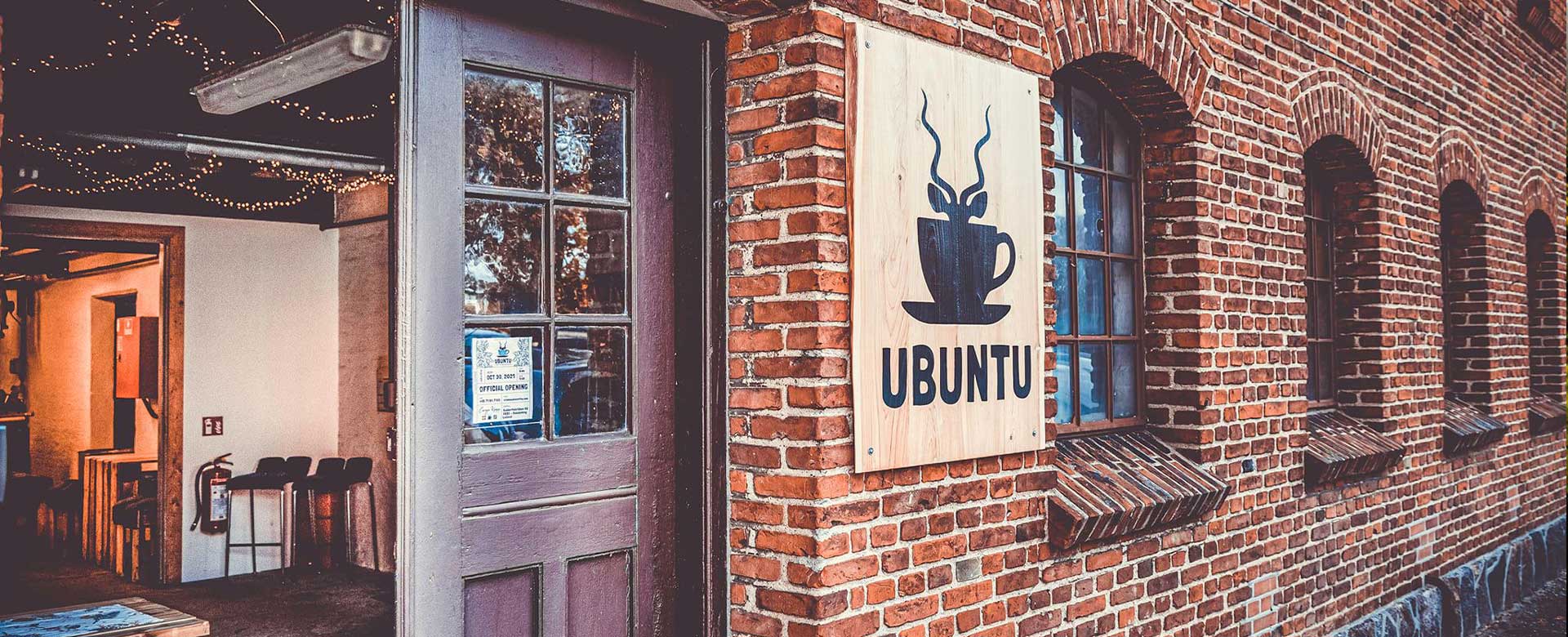 Ubuntu Coffee shop Indgang