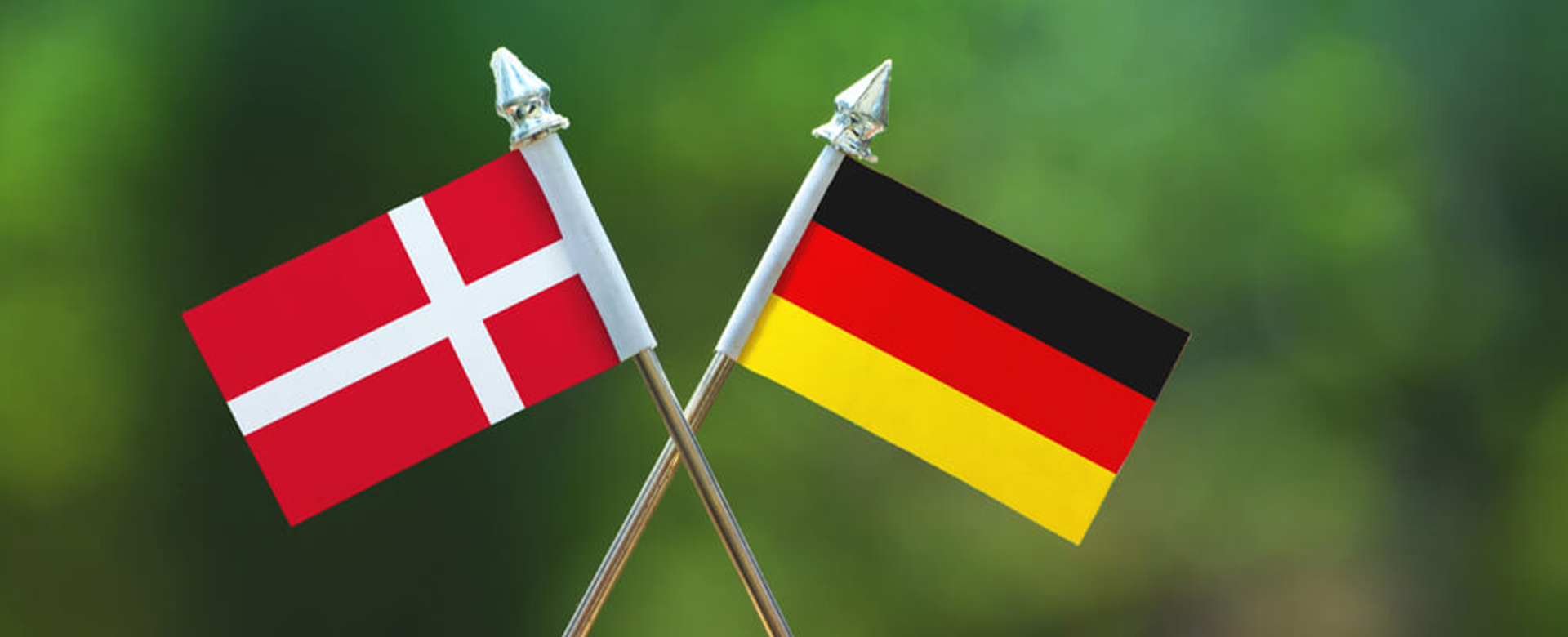 Dansk og tysk flag