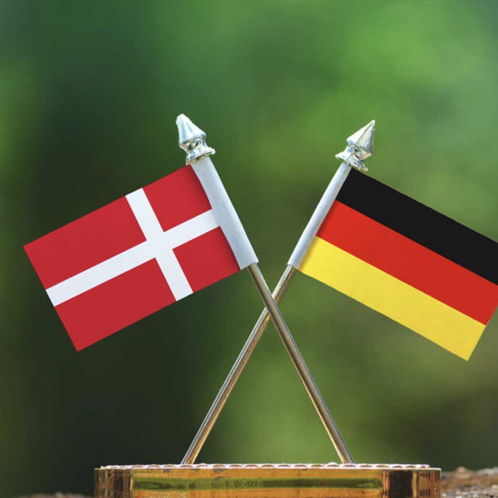 dansk tysk flag